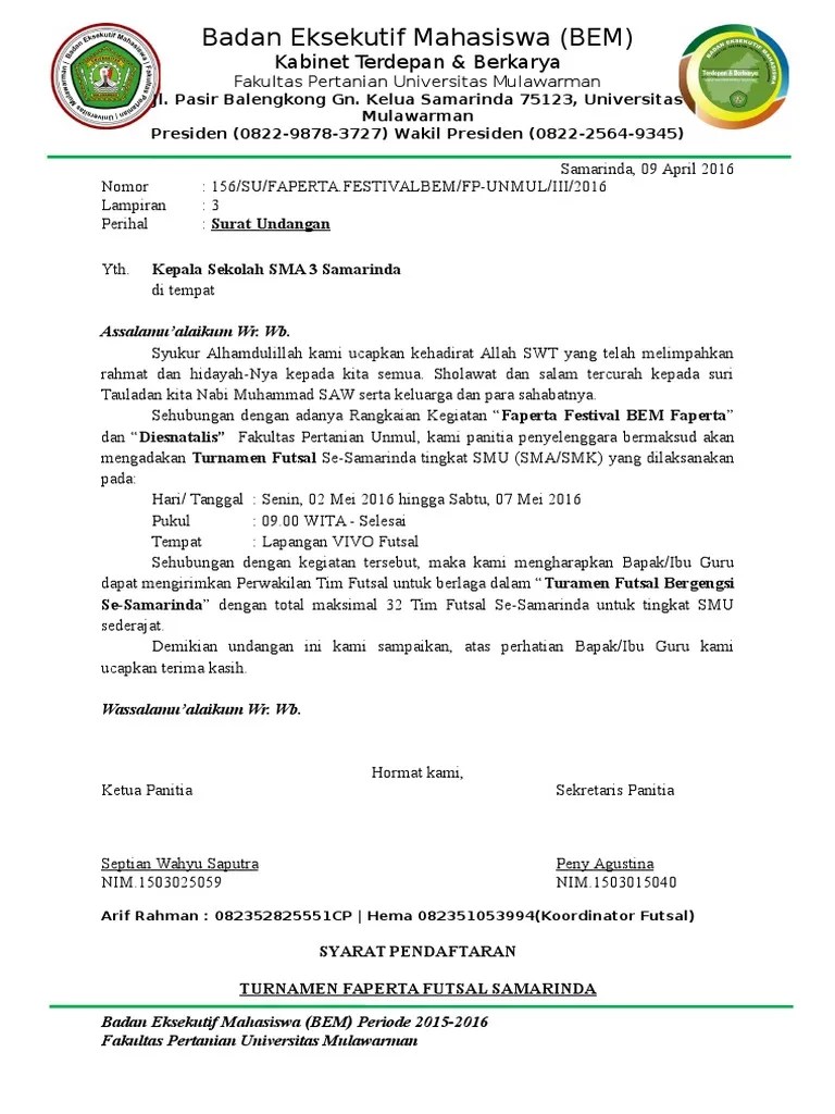 Detail Contoh Surat Undangan Perlombaan Nomer 7