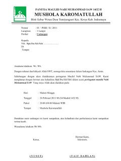 Download Contoh Surat Undangan Phbi Isra Miraj Nomer 3