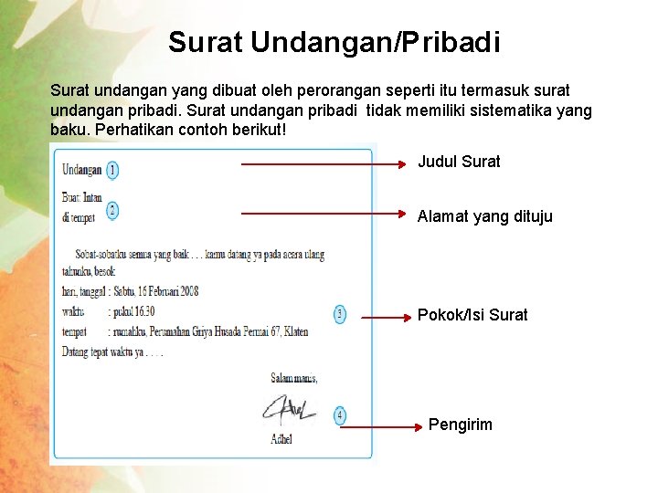 Detail Contoh Surat Undangan Pribadi Nomer 18