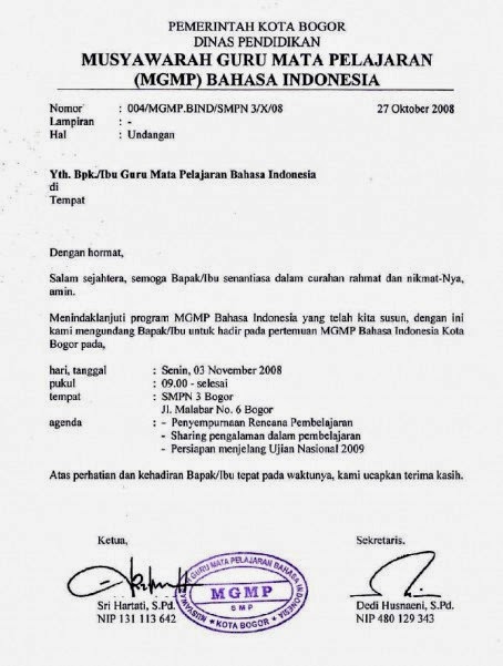 Detail Contoh Surat Undangan Rapat Kantor Nomer 46