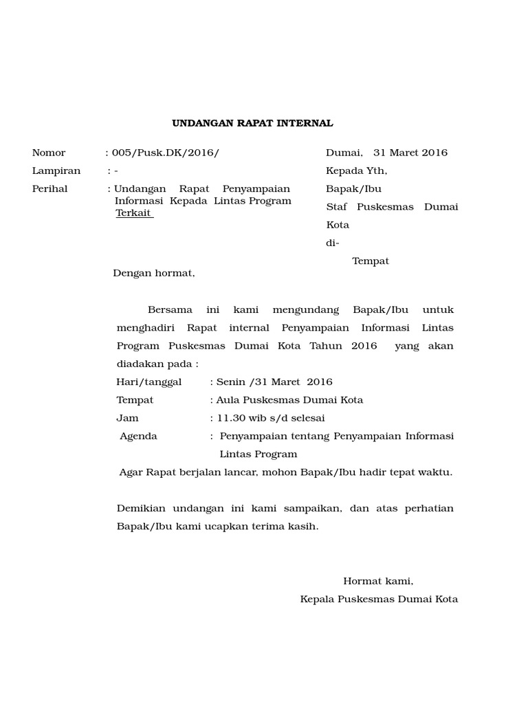 Detail Contoh Surat Undangan Rups Nomer 39