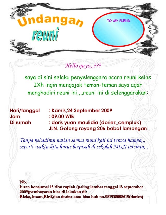 Contoh Surat Undangan Ulang Tahun Perusahaan - 57+ Koleksi Gambar