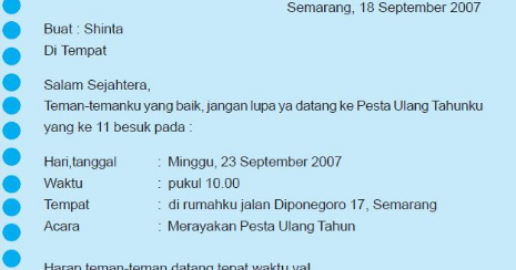 Detail Contoh Surat Undangan Ulang Tahun Resmi Nomer 40