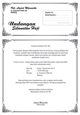 Detail Contoh Surat Undangan Umroh Nomer 24