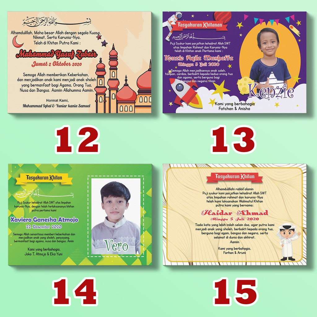 Detail Contoh Surat Undangan Walimatul Khitan Koleksi Nomer 54