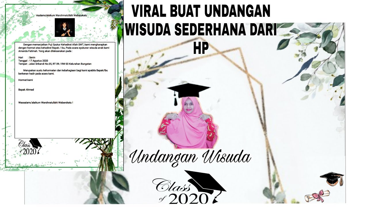 Detail Contoh Surat Undangan Wisuda Koleksi Nomer 48