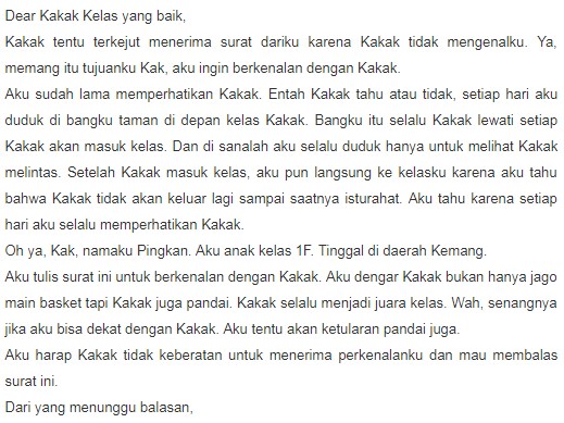 Detail Contoh Surat Untuk Kakak Nomer 21