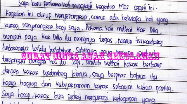 Detail Contoh Surat Untuk Kakak Osis Favorit Nomer 20