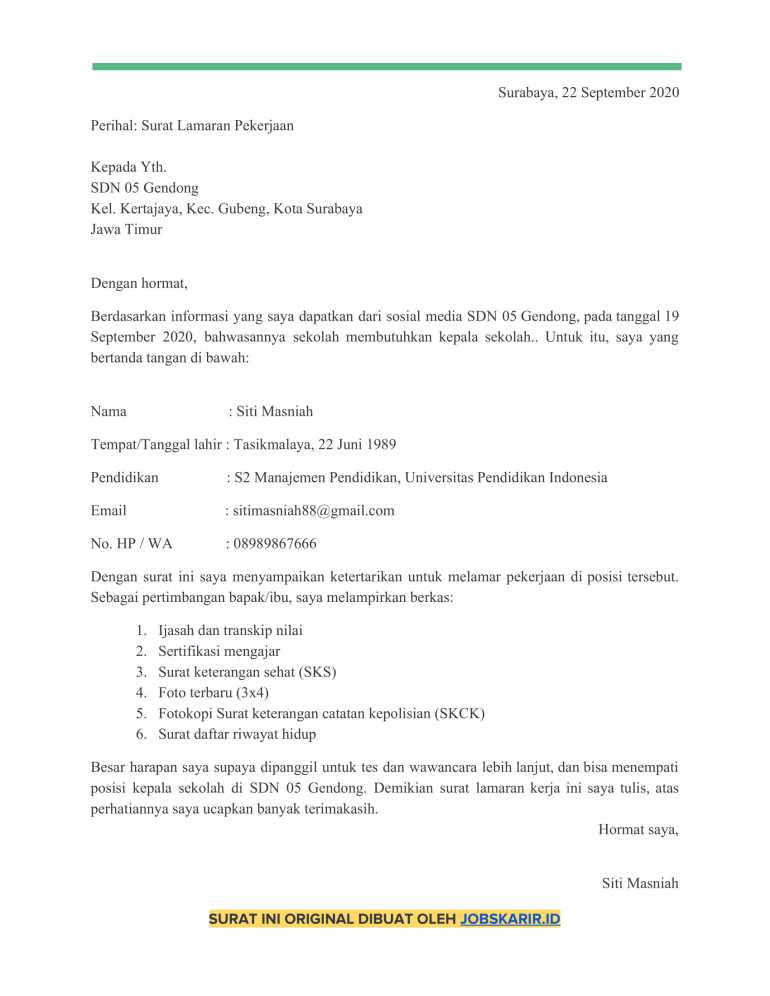 Detail Contoh Surat Untuk Kepala Sekolah Nomer 34