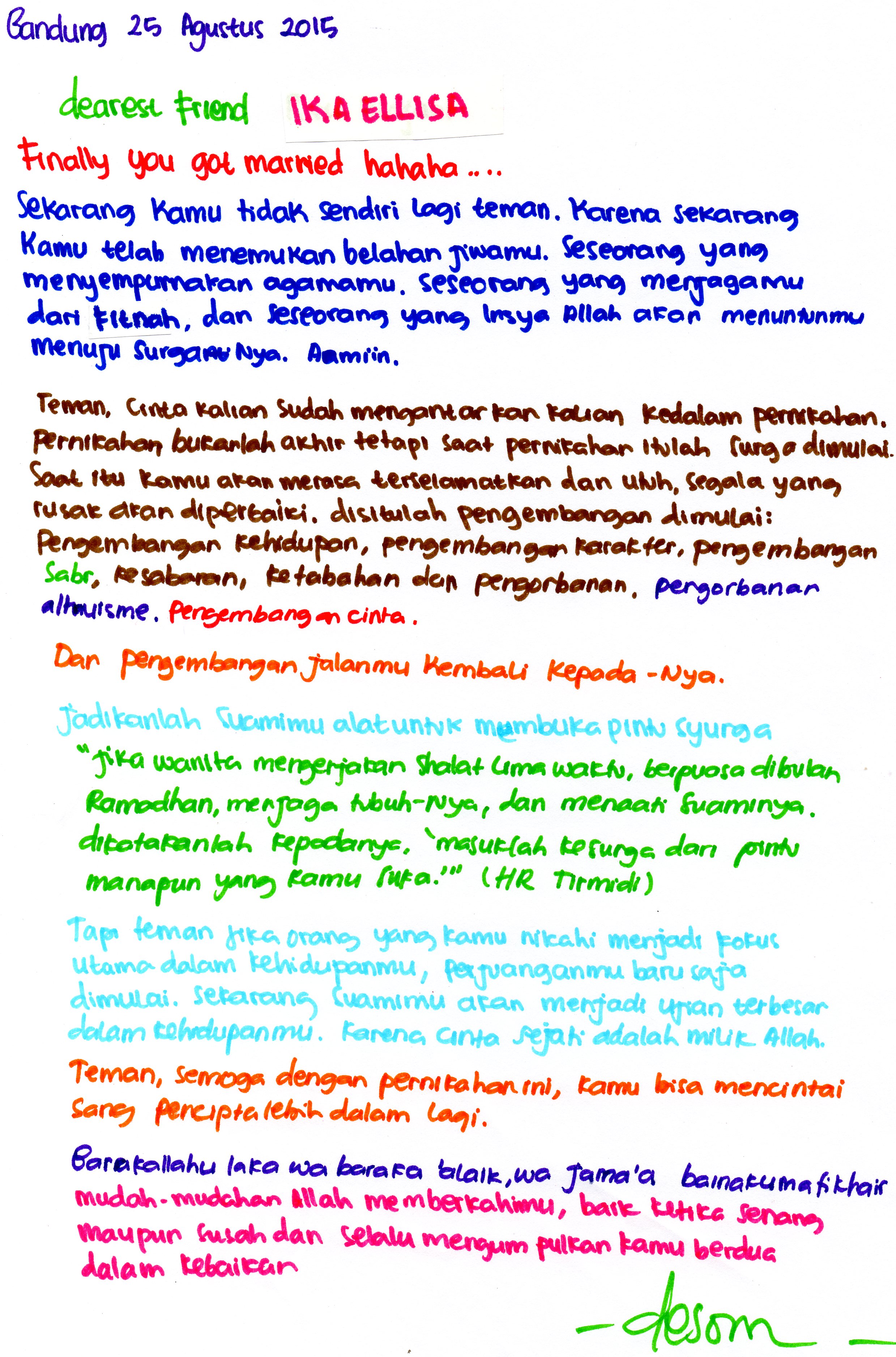 Detail Contoh Surat Untuk Sahabat Sekolah Nomer 34