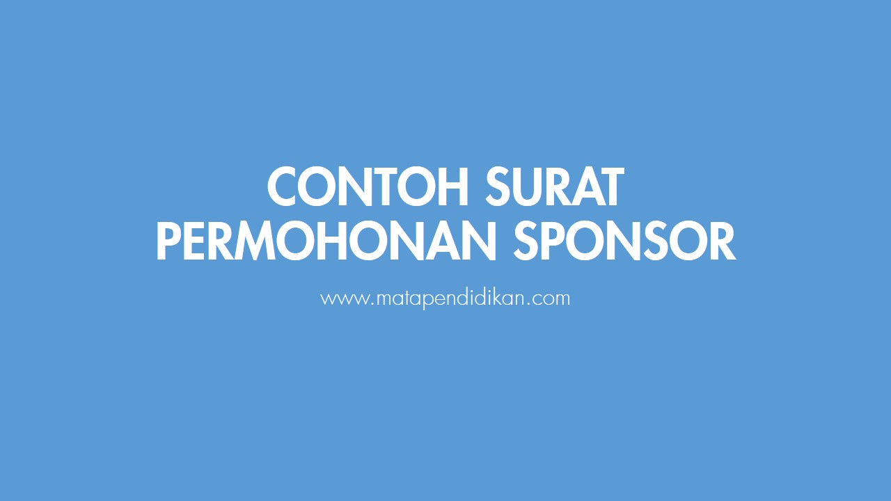 Detail Contoh Surat Untuk Sponsor Nomer 37