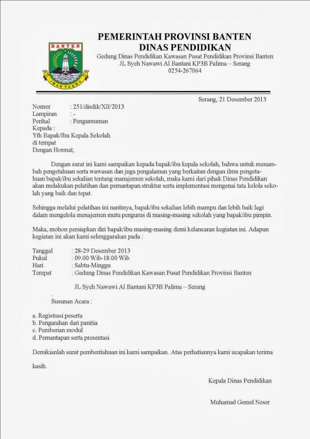 Detail Contoh Surat Untuk Walikota Nomer 32