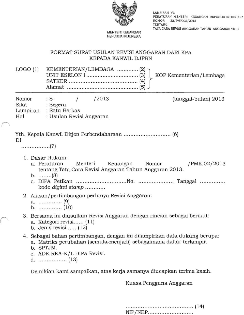 Detail Contoh Surat Usulan Revisi Anggaran 2017 Nomer 6