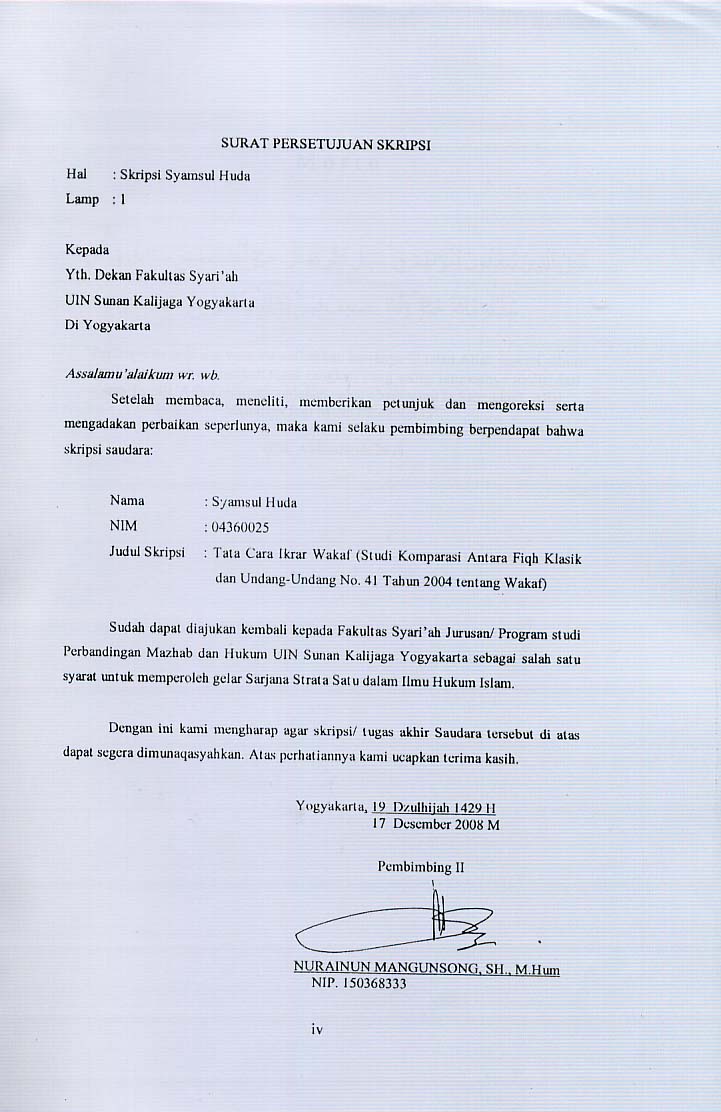 Detail Contoh Surat Wakaf Tanah Untuk Masjid Nomer 36