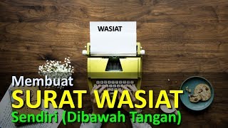 Detail Contoh Surat Wasiat Bawah Tangan Nomer 21