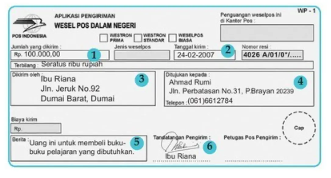 Contoh Surat Wesel - KibrisPDR