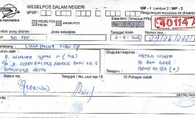 Detail Contoh Surat Wesel Nomer 14