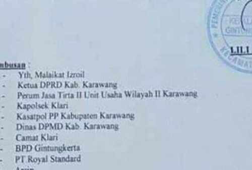 Detail Contoh Surat Yang Ada Tembusan Nomer 19