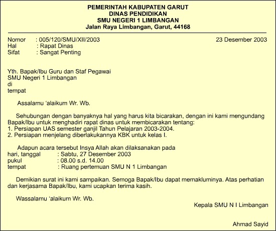 Detail Contoh Surat Yang Salah Nomer 49