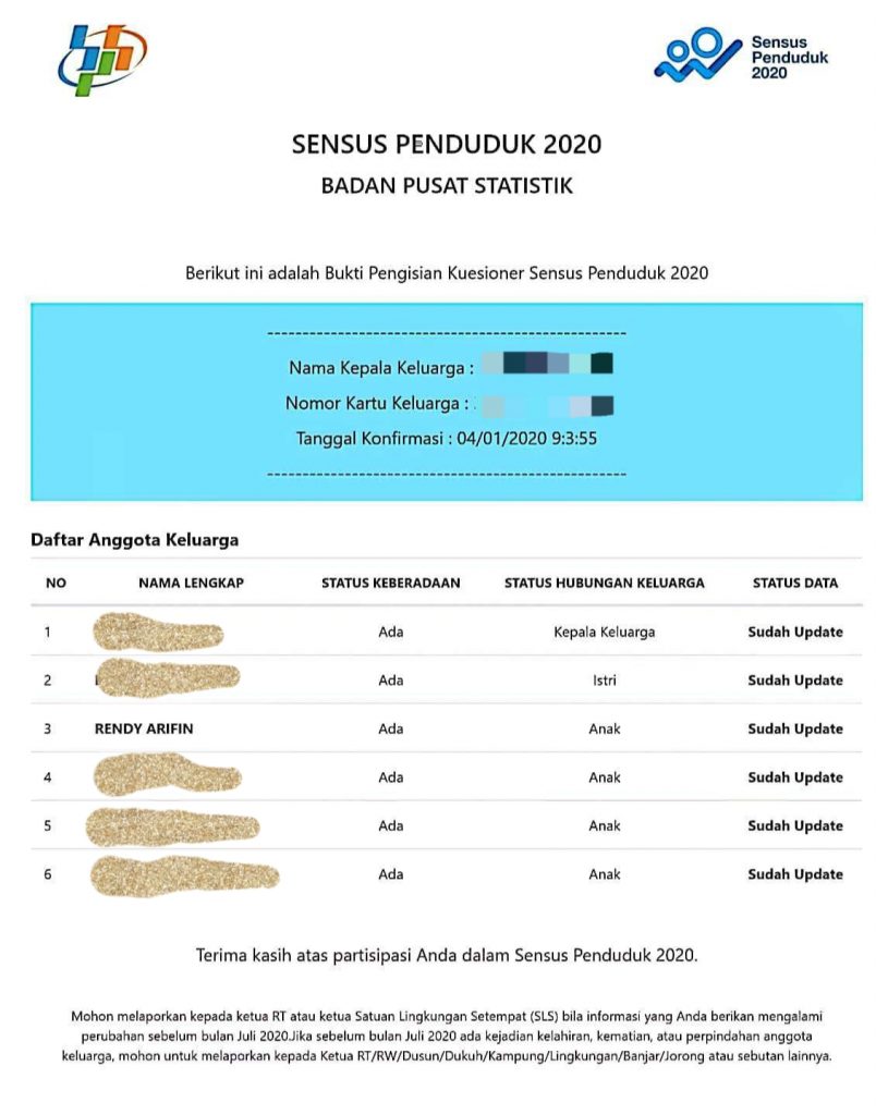 Detail Contoh Survei Penduduk Nomer 30