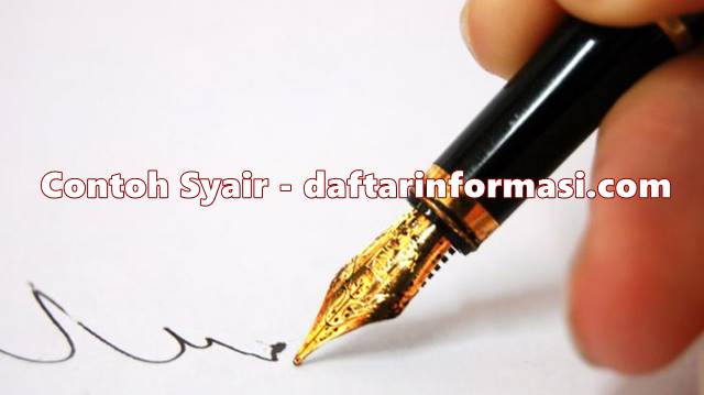 Detail Contoh Syair Agama Nomer 28