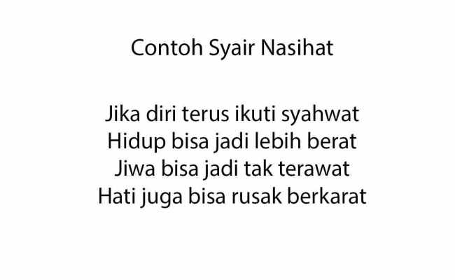 Detail Contoh Syair Cinta Nomer 9