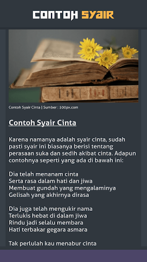 Detail Contoh Syair Cinta Nomer 8