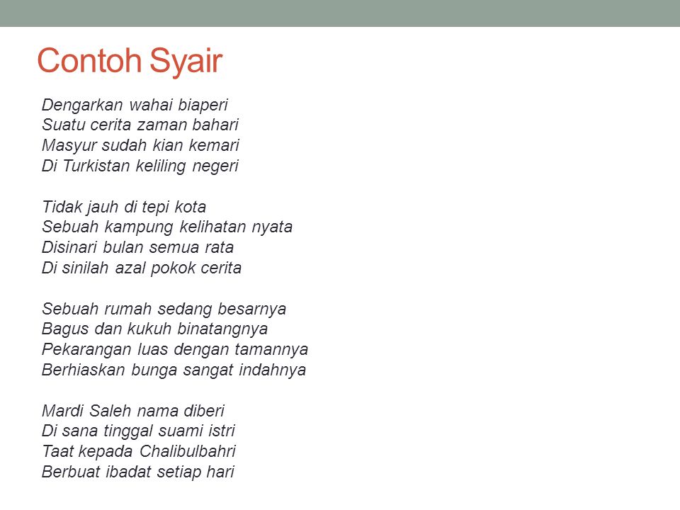 Detail Contoh Syair Kesehatan Nomer 30