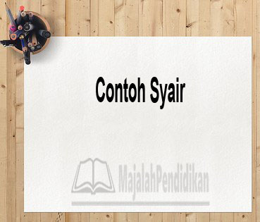 Detail Contoh Syair Melayu Nomer 29