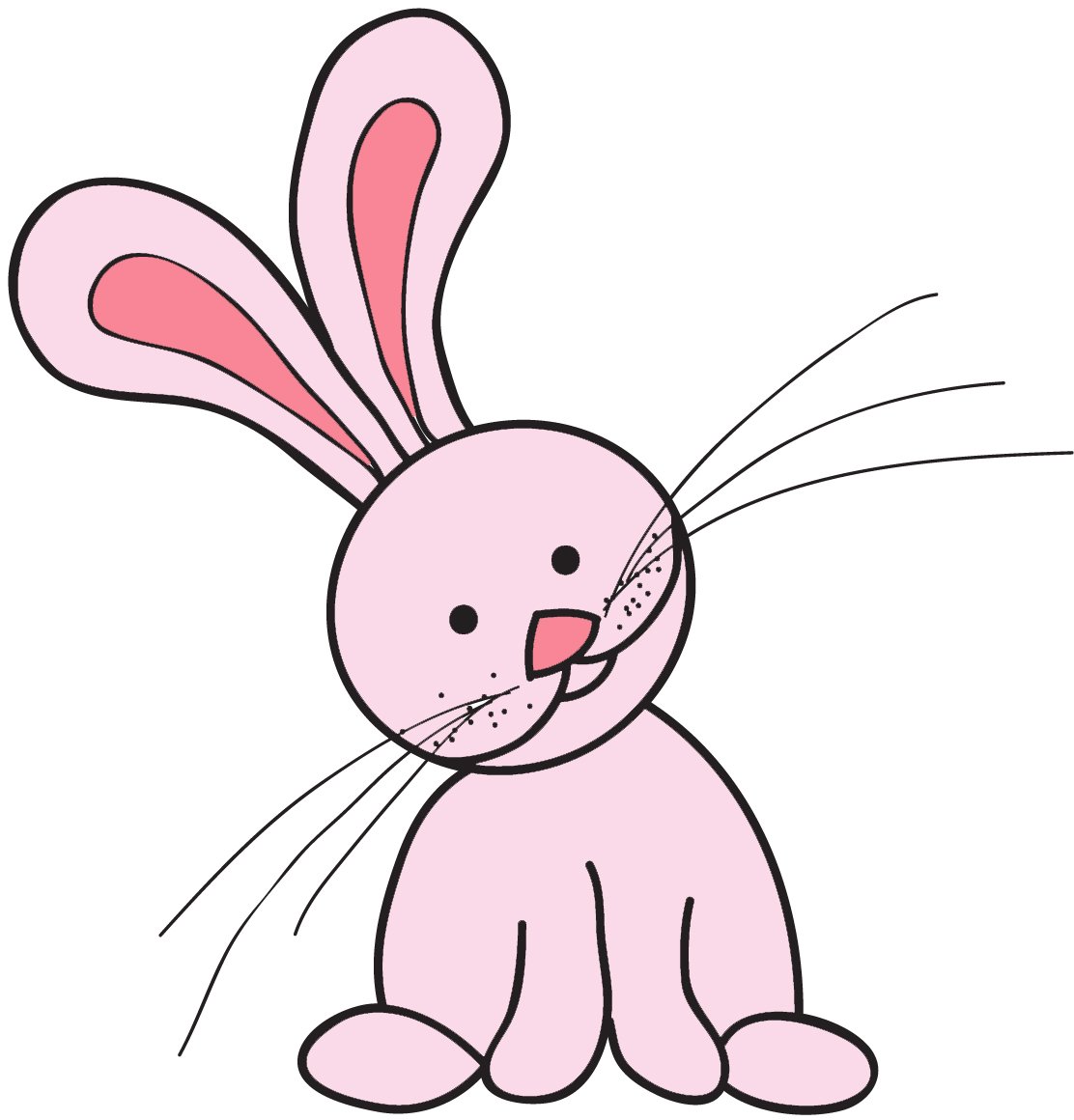 Detail Funny Rabbit Drawing Nomer 9