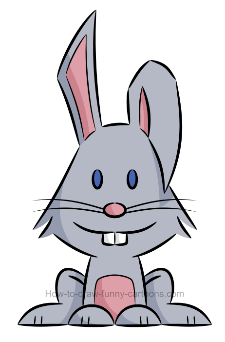 Detail Funny Rabbit Drawing Nomer 2