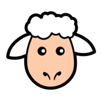 Detail Sheep Icon Nomer 2