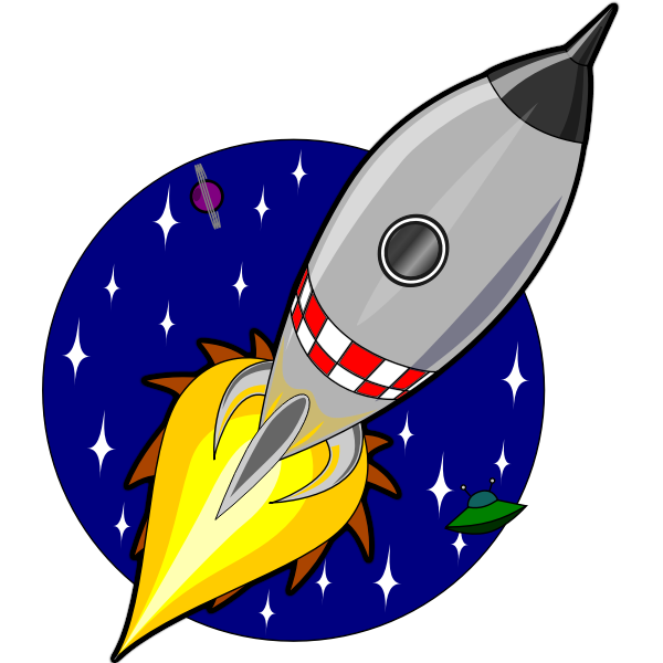 Detail Spaceship Drawing Cartoon Nomer 13