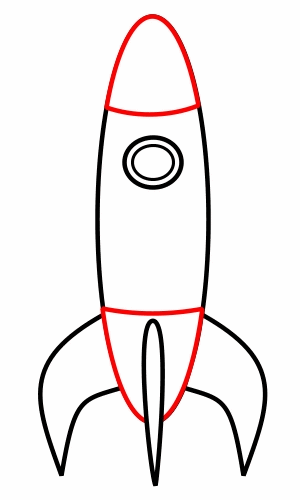 Detail Spaceship Drawing Cartoon Nomer 15