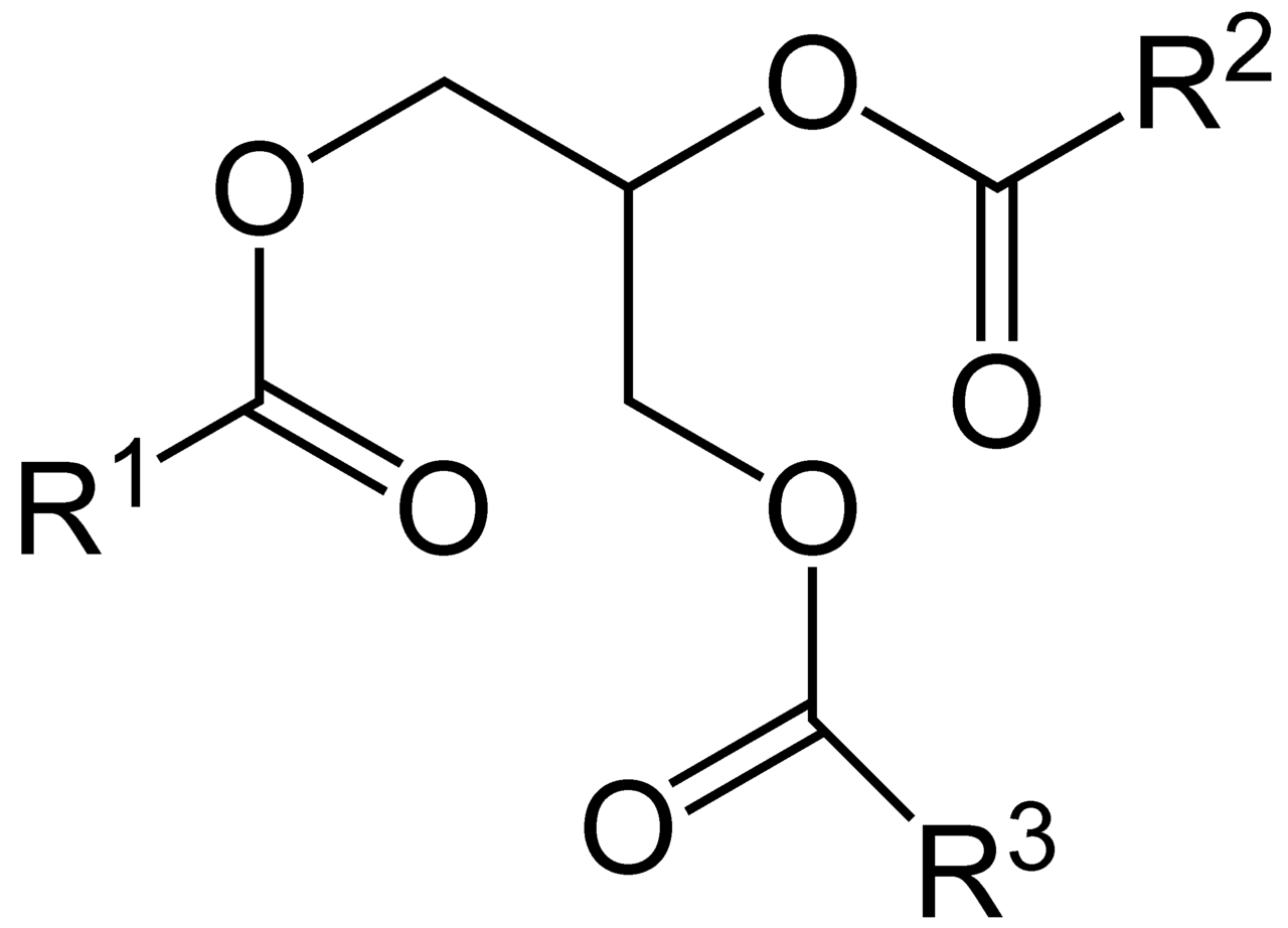 Triglyceride Strukturformel - KibrisPDR