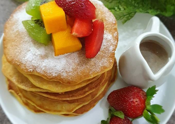 Detail Gambar Pancake Jagung Nomer 10