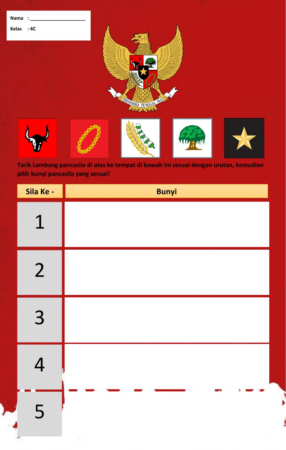 Detail Gambar Pancasila Dan Bunyinya Nomer 12