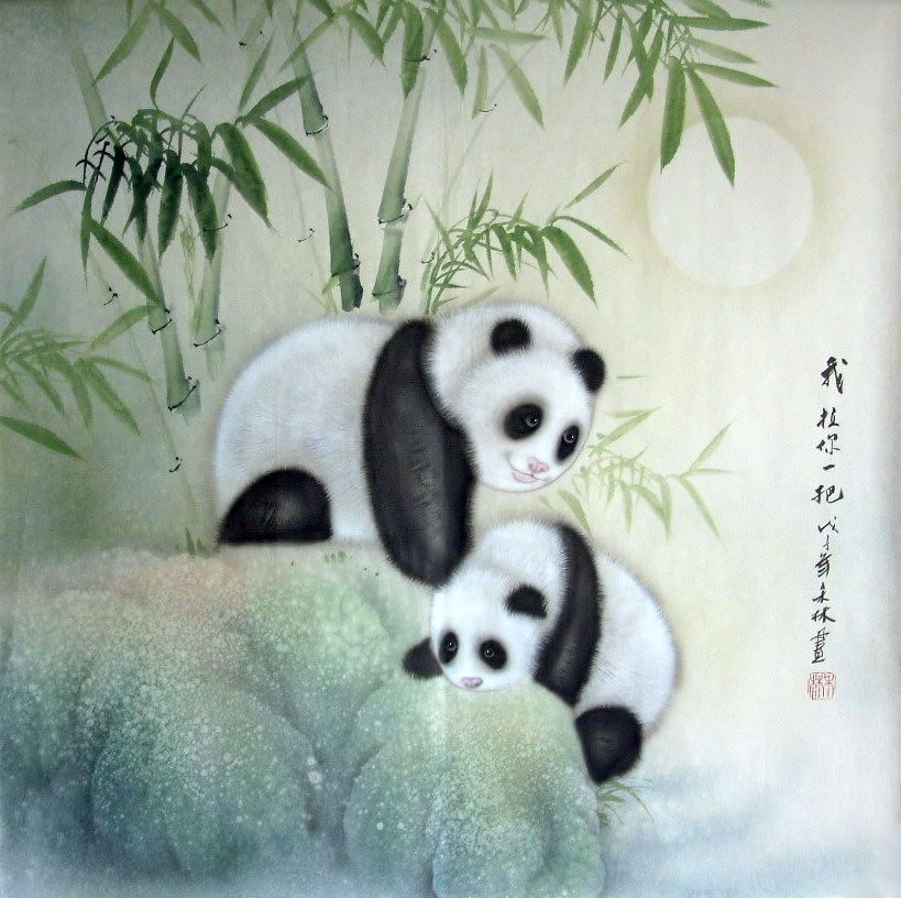 Detail Gambar Panda Dan Bambu Nomer 14