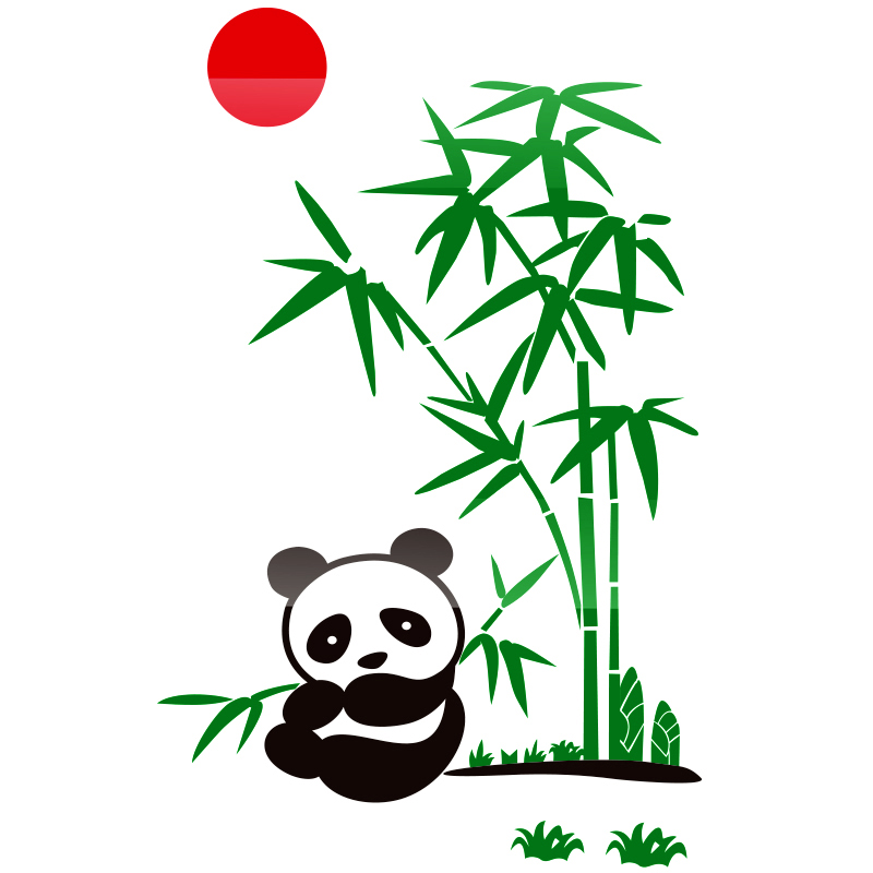 Detail Gambar Panda Dan Bambu Nomer 7
