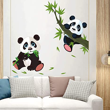 Detail Gambar Panda Di Dinding Kamar Nomer 20