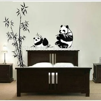 Detail Gambar Panda Di Dinding Kamar Nomer 22