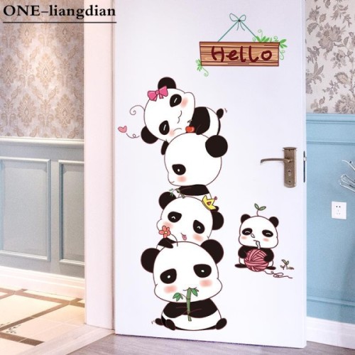 Detail Gambar Panda Di Dinding Kamar Nomer 33