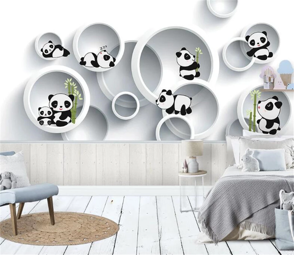 Detail Gambar Panda Di Dinding Kamar Nomer 44