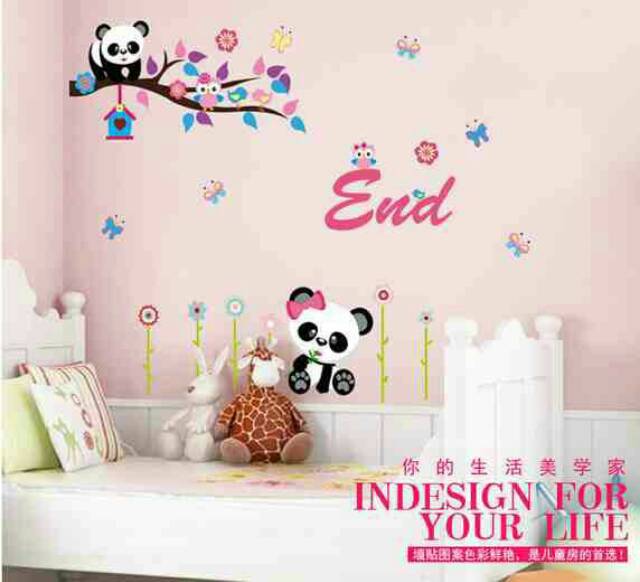 Detail Gambar Panda Di Dinding Kamar Nomer 54