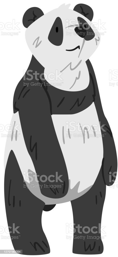 Detail Gambar Panda Hitam Putih Lucu Nomer 47