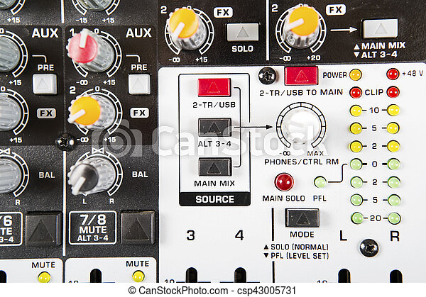 Detail Gambar Panel Mixer Audio Nomer 41