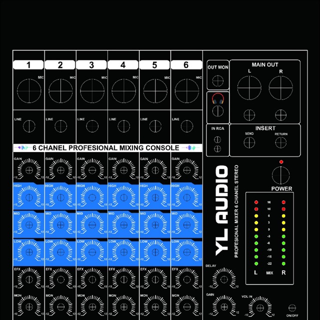 Detail Gambar Panel Mixer Audio Nomer 8
