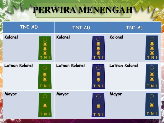 Detail Gambar Pangkat Tni Nomer 41