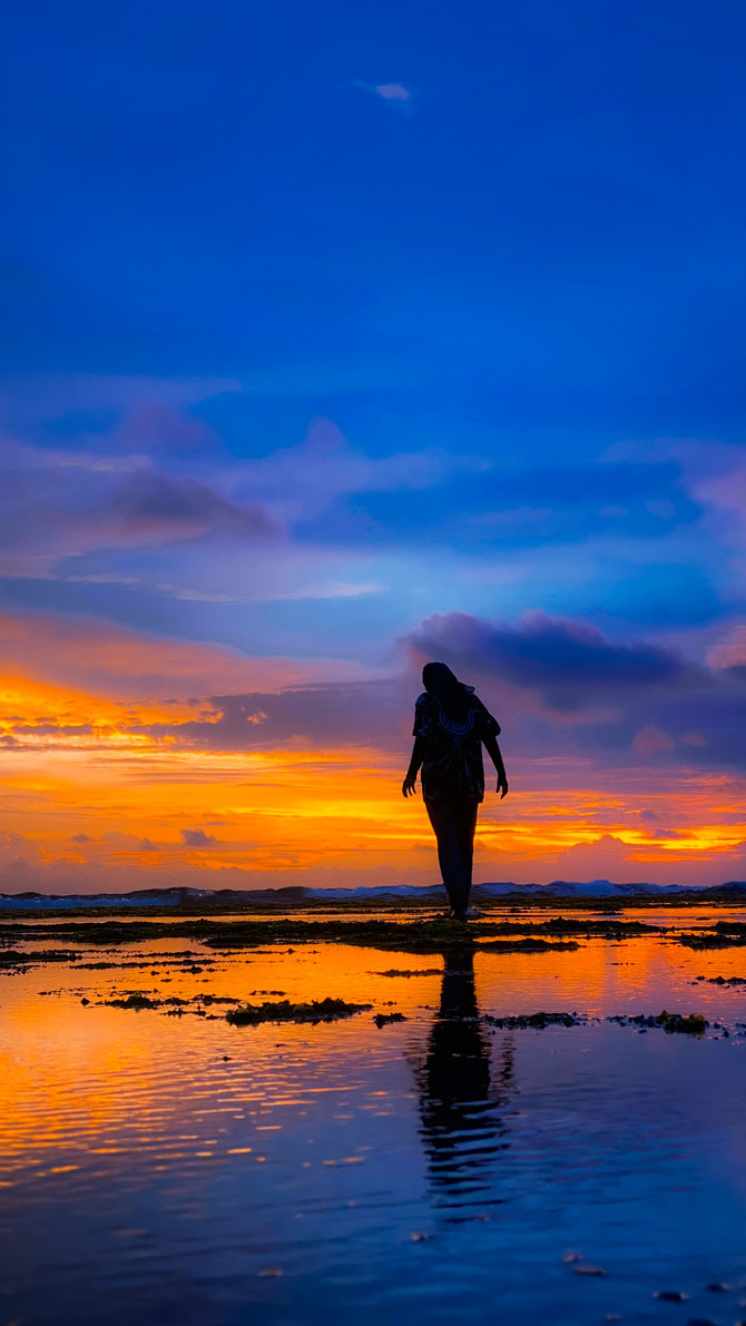 Detail Gambar Pantai Matahari Terbenam Nomer 6