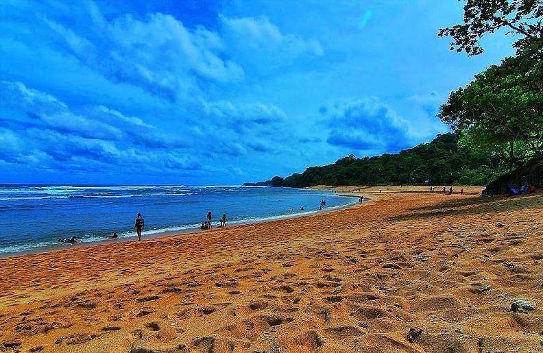 Detail Gambar Pantai Yang Mudah Digambar Nomer 44